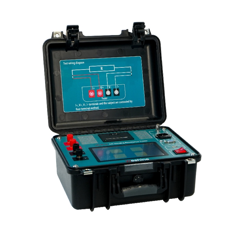 Teste de resistência do enrolamento do transformador